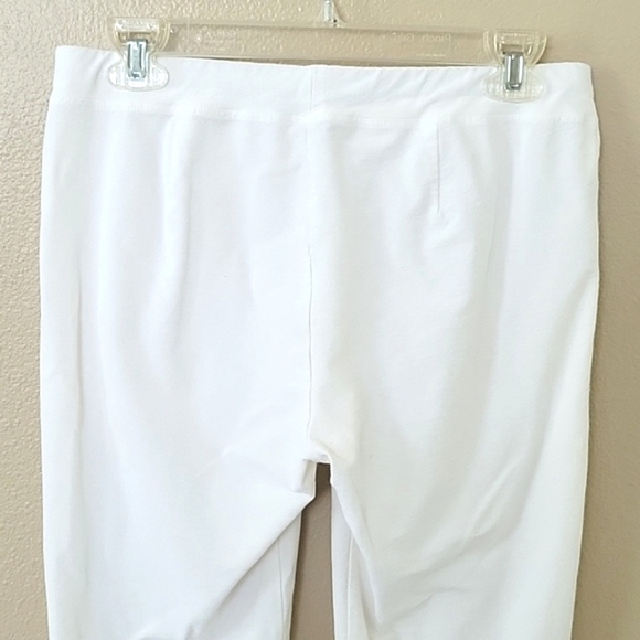 Eileen Fisher White System Washable Stretch Crepe Slim Ankle Pant - Size Small - Picture 6 of 8